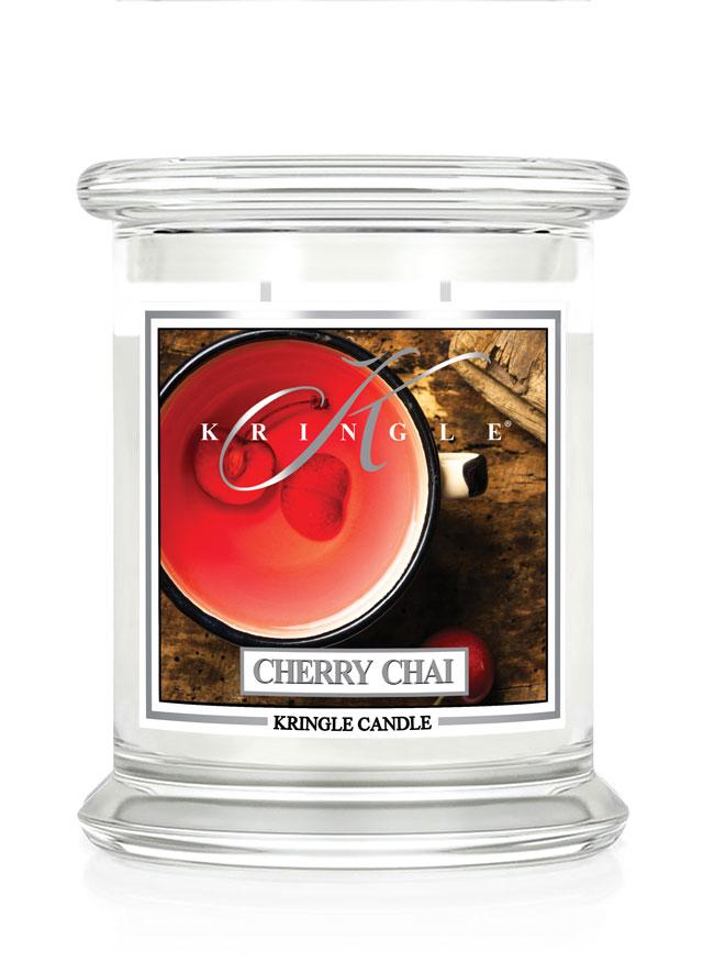 Cherry Chai Medium Classic Jar | Soy Candle - Kringle Candle Israel