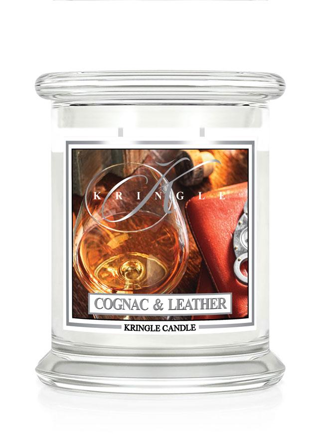 Cognac & Leather Medium Classic Jar | Soy Candle