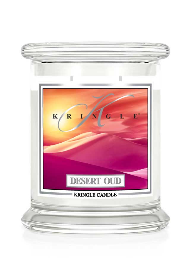 Desert Oud Medium Classic Jar | Soy Candle - Kringle Candle Israel