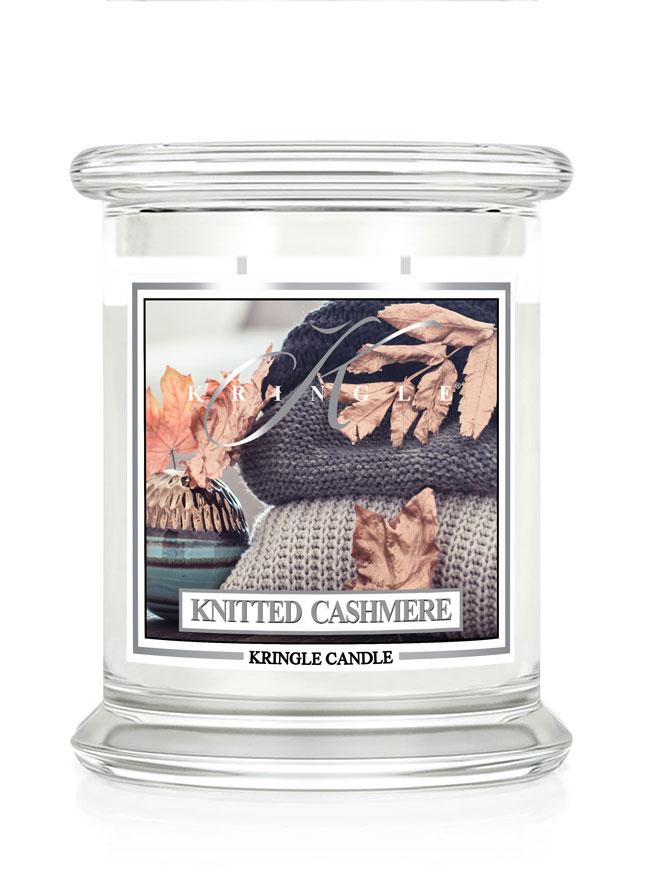 Knitted Cashmere Medium Classic Jar | Soy Candle - Kringle Candle Israel
