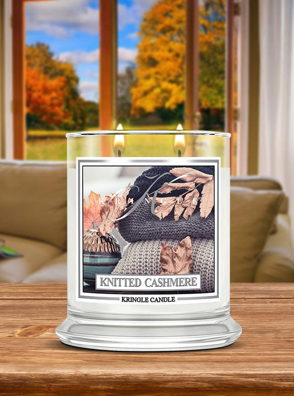 Knitted Cashmere Medium Classic Jar | Soy Candle