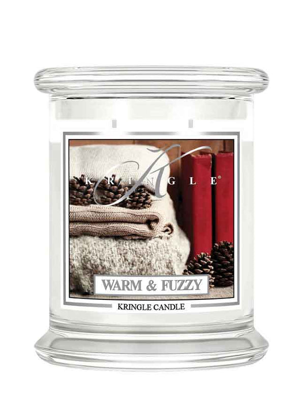Warm & Fuzzy Medium Classic Jar - Kringle Candle Israel