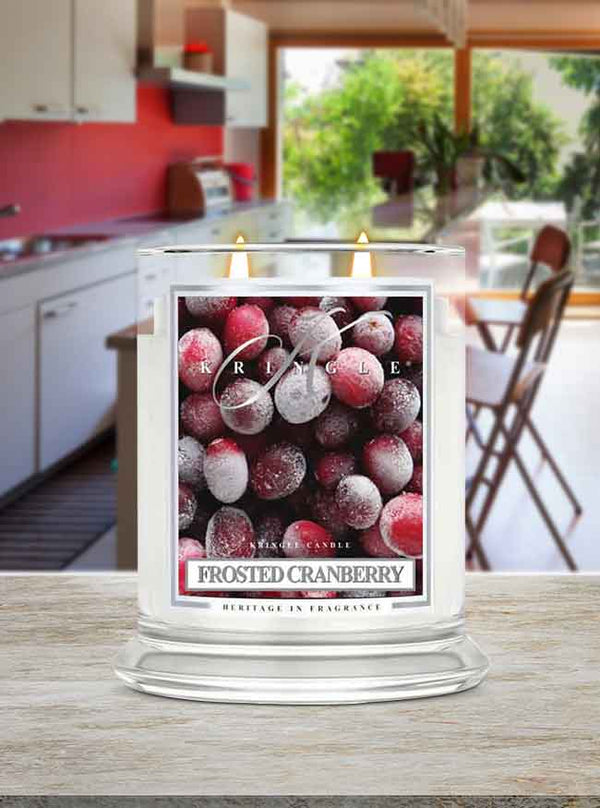 Frosted Cranberry Medium Classic Jar - Kringle Candle Israel