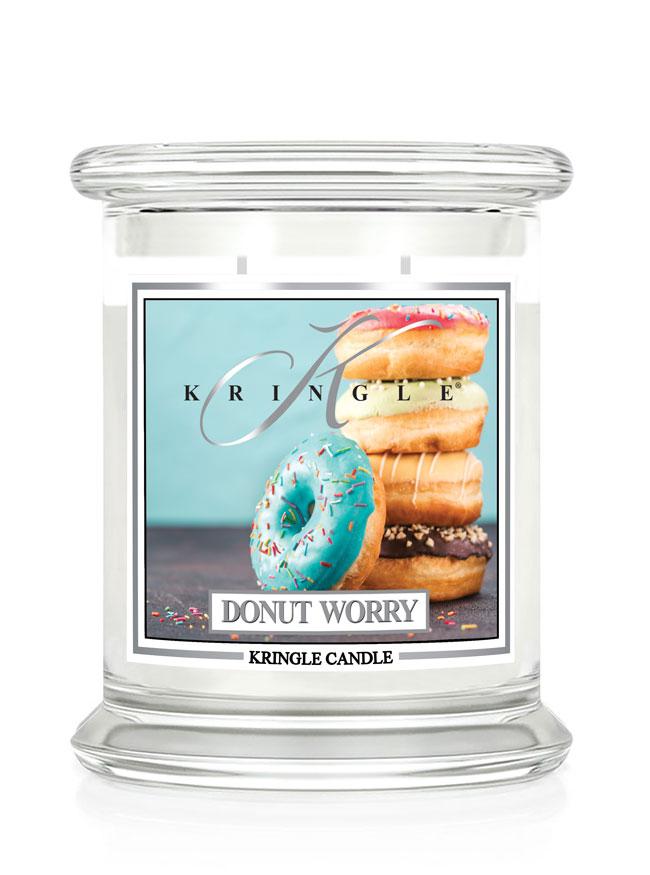 Donut Worry Medium Classic Jar | Soy Candle - Kringle Candle Israel