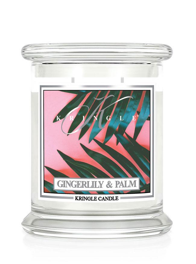 Gingerlily & Palm Medium Classic Jar | Soy Candle - Kringle Candle Israel